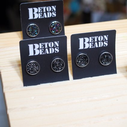 Betonové náušnice Beton Beads