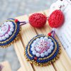 Korálkové náušnice Czech Beadwork
