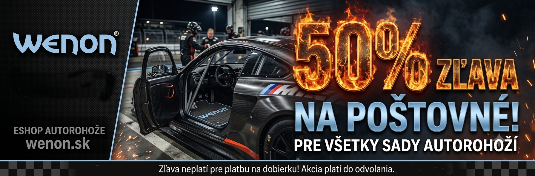 Poštovné za polovičnú cenu!