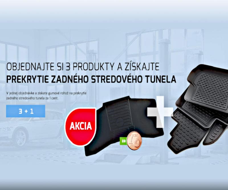 Objednaj 3 produkty + prekrytie zadarmo pre mobil