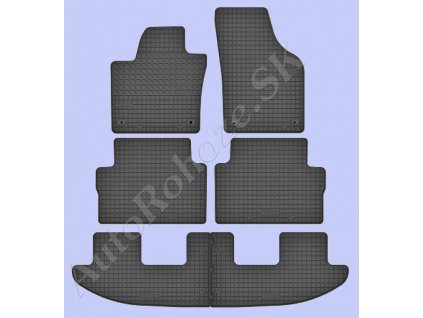 Autorohože gumové VW Sharan 2011-2022 3 rady