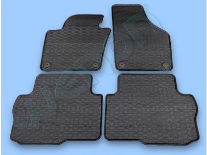 Autorohože gumové Seat Alhambra 2011-2022 2 rady rohoží
