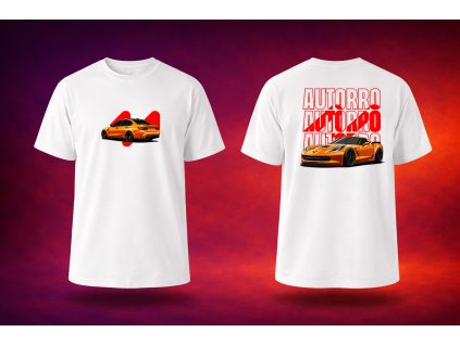 biele tričko corvette