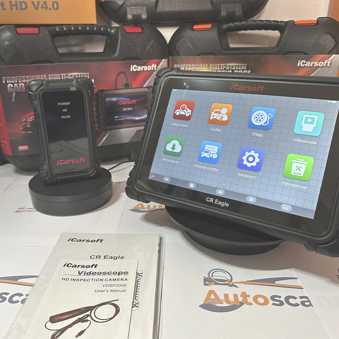 Registrace autodiagnostiky iCarsoft