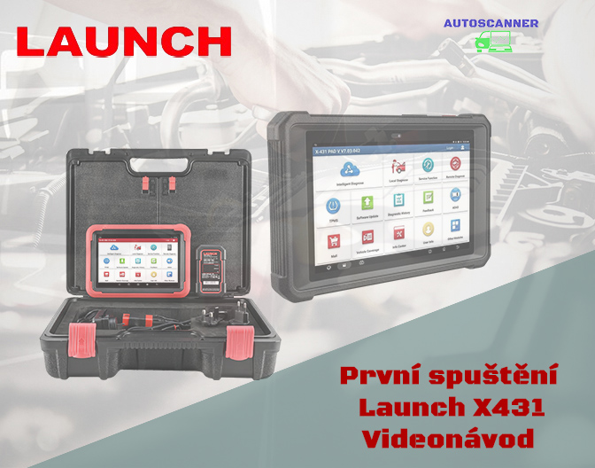 Jak na první spuštění  ? LAUNCH X431 Videonávod