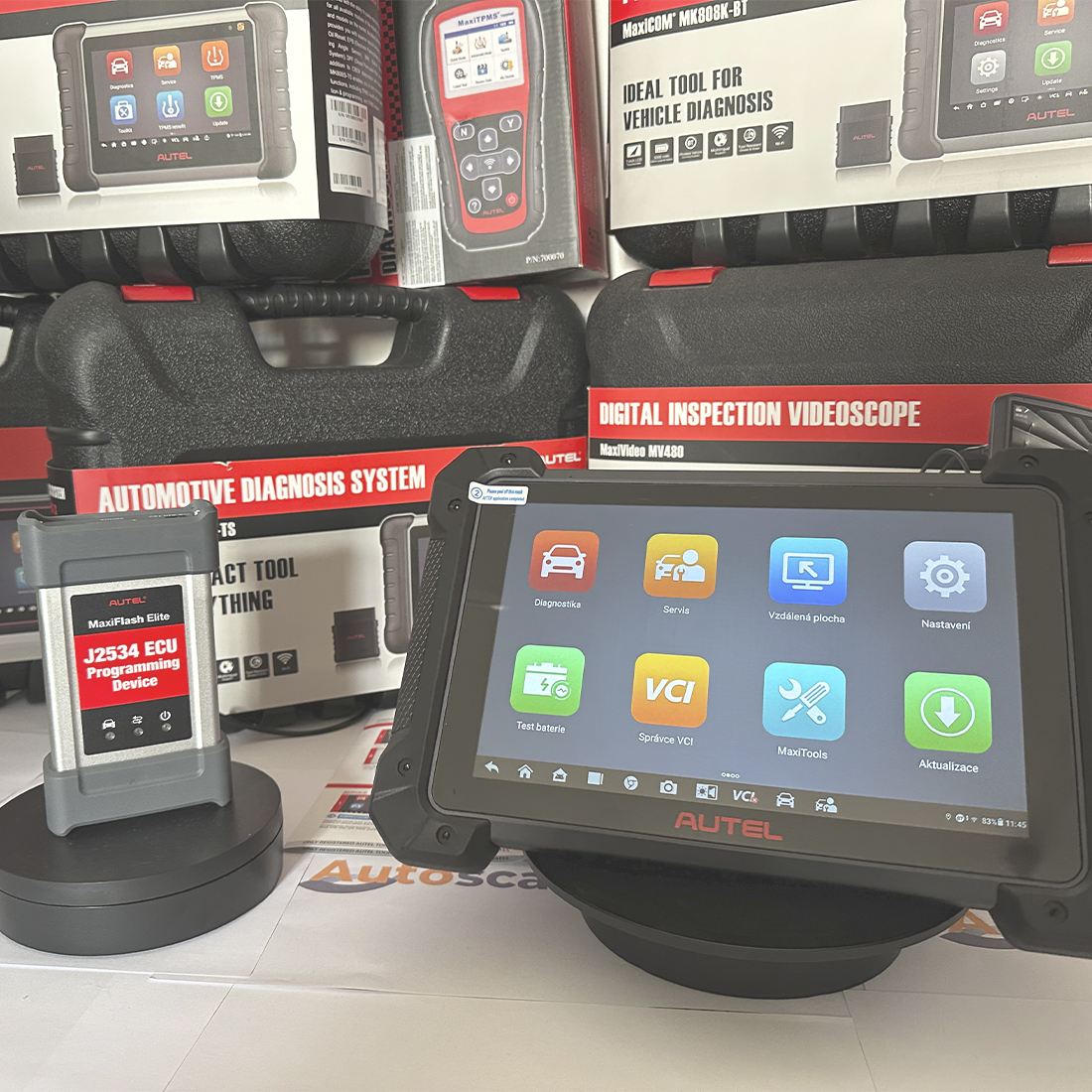 Registrace autodiagnostiky AUTEL