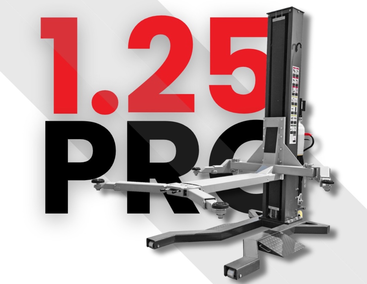 Jednosloupový mobilní zvedák GRUBBER 1,25 PRO