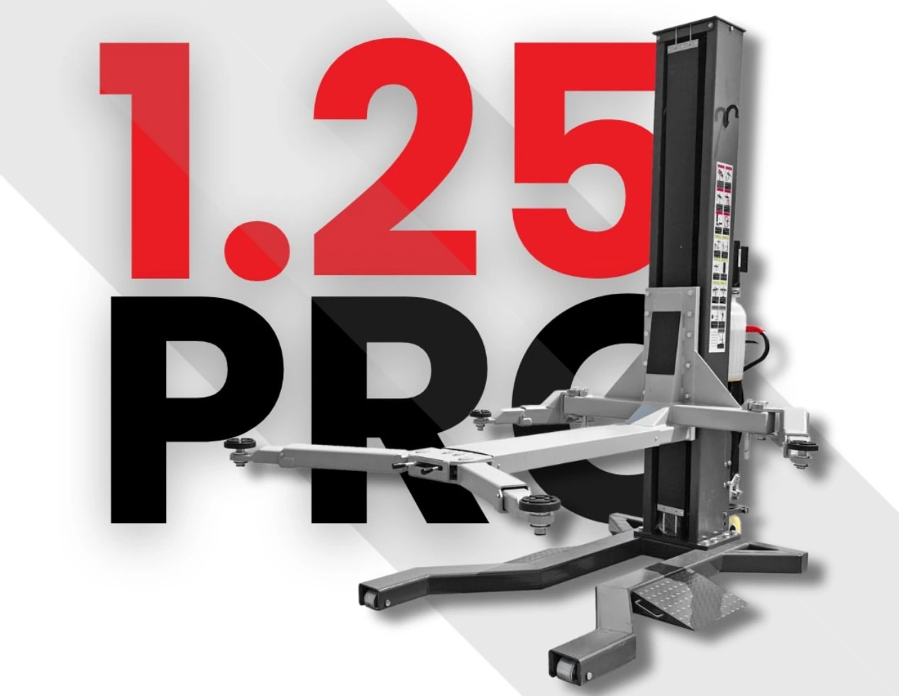 Jednosloupový mobilní zvedák GRUBBER 1,25 PRO