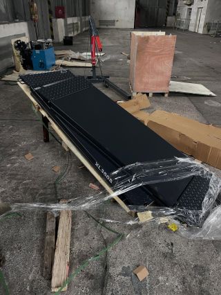 Dodávka nůžkového zvedáku GRUBBER 350S dílenského jeřábku GRUBBER GR020C👍👏, děkujeme do Prahy👍