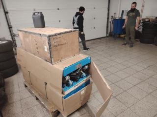 Dodávka nůžkového zvedáku NORTEC PRO PN 3500 A, děkujeme do Havířova👍👏