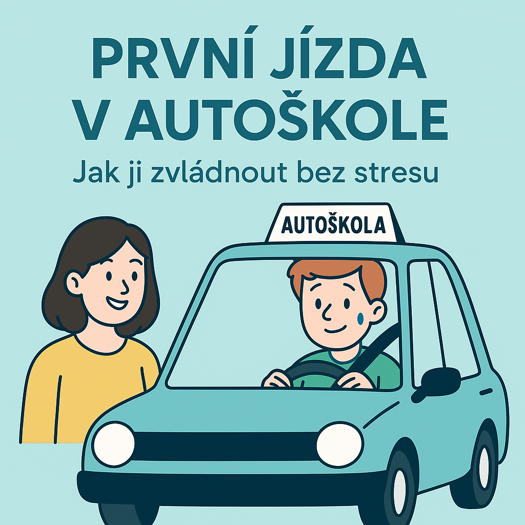 Jak zvládnout první jízdu v autoškole bez stresu 🚗(Zdenka učí řídit)