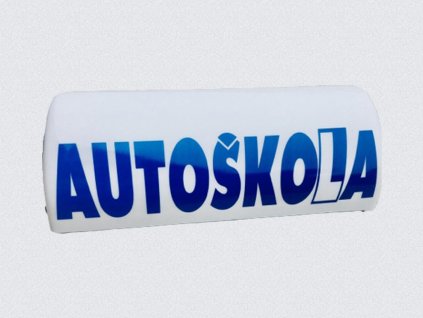 STŘEŠNÍ NOSIČ AUTOŠKOLA - magnetický (homologovaný pro provoz v ČR)