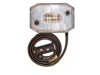 obrysové  svetlo PLEXIPOINT biele s odrazovým sklom