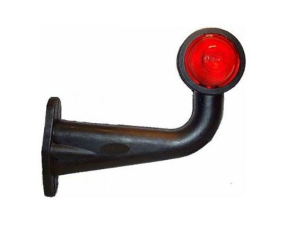 obrysové svetlo červeno biele