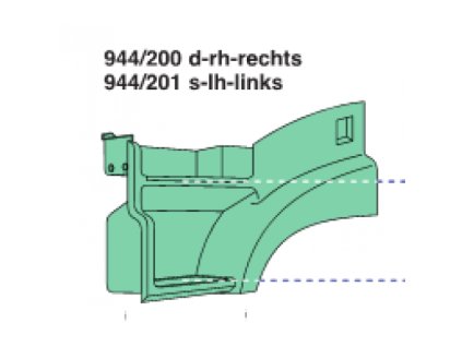 predný blatník pravý