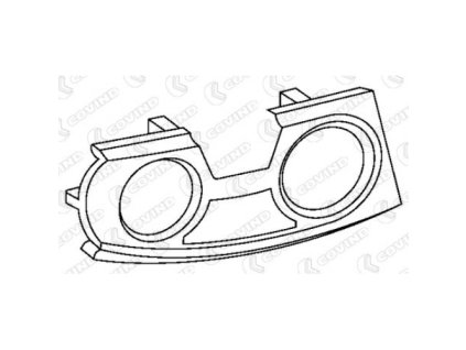 rám svetlometu pravý