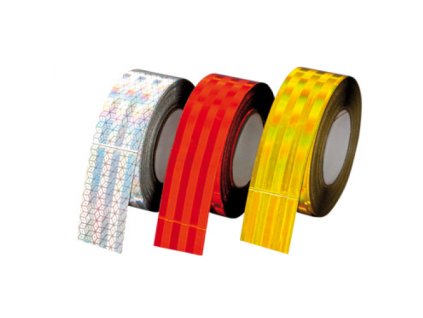 reflexná páska červená pevný podklad