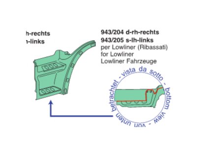 schodík pravý MERCEDES  ACTROS