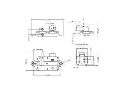 snímač teploty výfukových plynov SCANIA