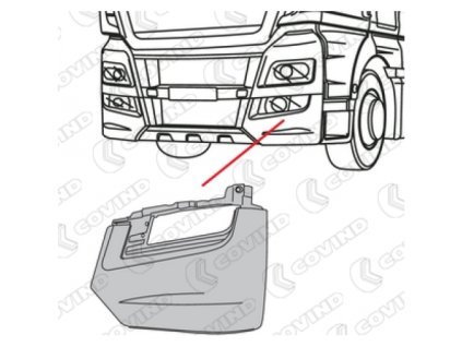 spodný nárazník MAN TGX Euro 6