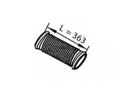 trubka flexi výfuku Volvo