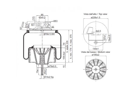 vlnovec IVECO predný pravý