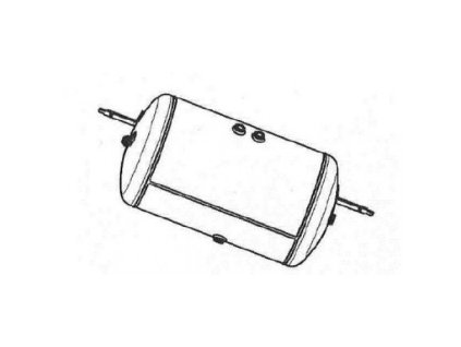 vzduchojem s držiakom 80/396