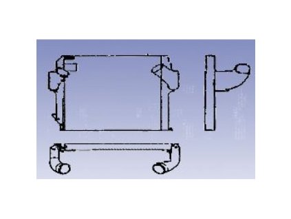 vzduchový chladič ACTROS HELLA