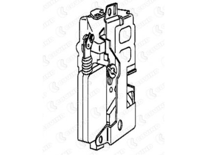 zámok dverí pravý