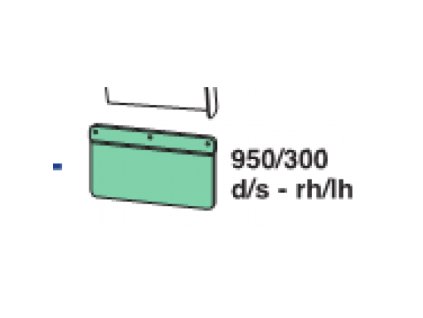 zásterka ľavá/pravá