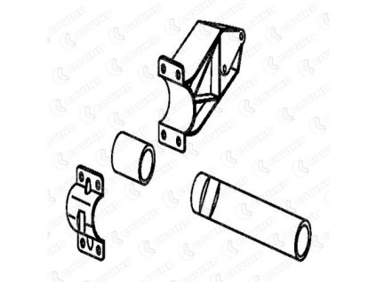 držiak blatníka DAF