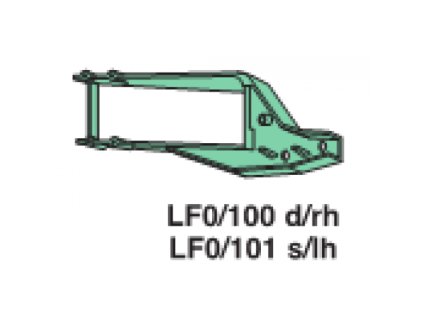 držiak svetla ľavý DAF LF