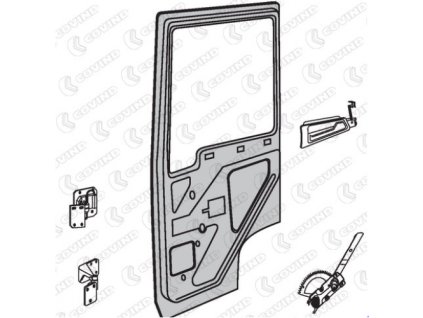 dvere pravé s pantami