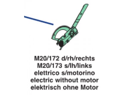 elektrický ovládač dverí