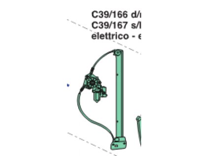 elektrický ovládač okna
