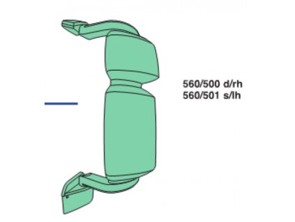 kompletne zrkadlo ľavé IVECO