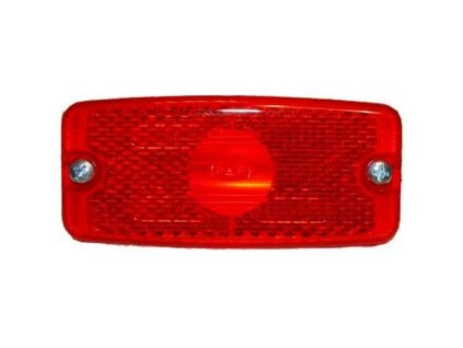 koncove obrysové svetlo s odrazovým sklom 12V/24V červené