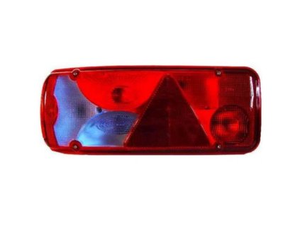 koncové svetlo 7-komorové s trojuholníkovým odrazovým sklom ľavé