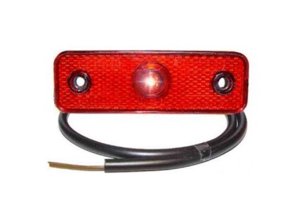koncove/obrysové svetlo LED červené 24V/0,8W