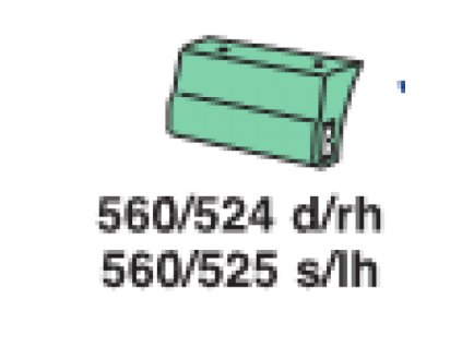 kryt blatníka ľavý