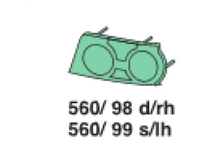 kryt svetlometu pravý