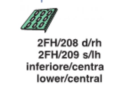 ľavá mriežka schodíka VOLVO