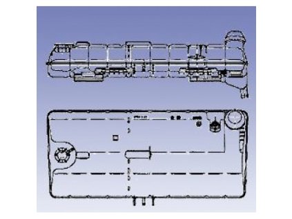nádržka kvapaliny MAN
