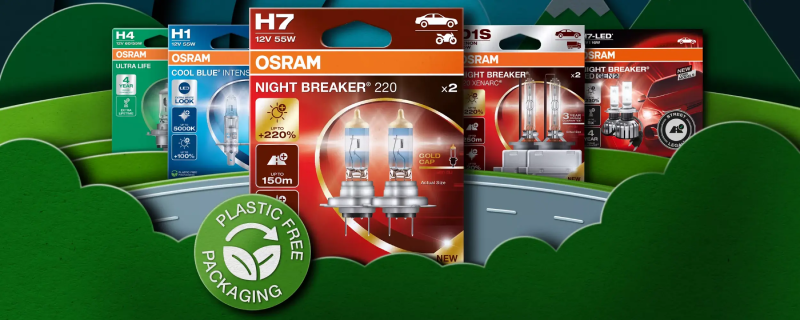 Ekologické balenia produktov OSRAM