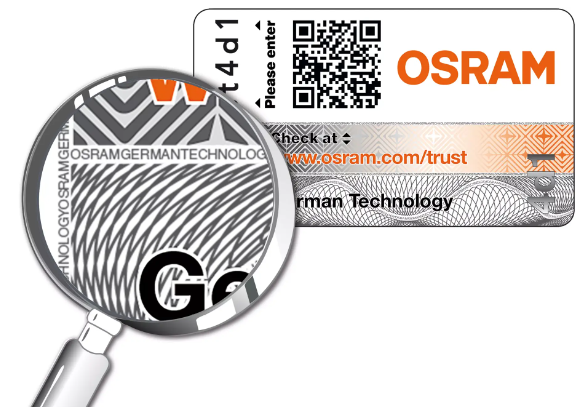 Kontrola originality OSRAM