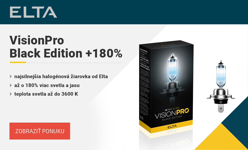 Autožiarovky ELTA VisionPRO Black Edition +180%