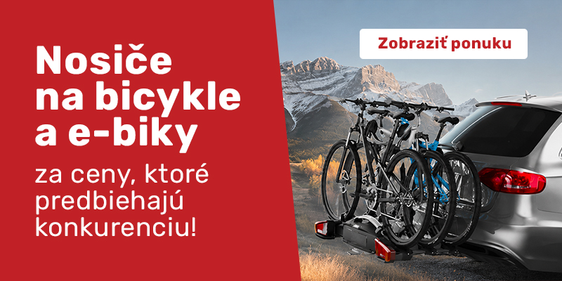 nosiče na bicykle a e-bike za ceny, ktoré predbiehajú konkurenciu!