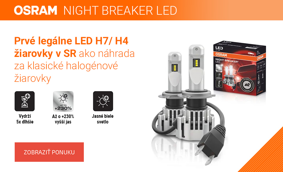 Legálne žiarovky OSRAM Night Breaker LED