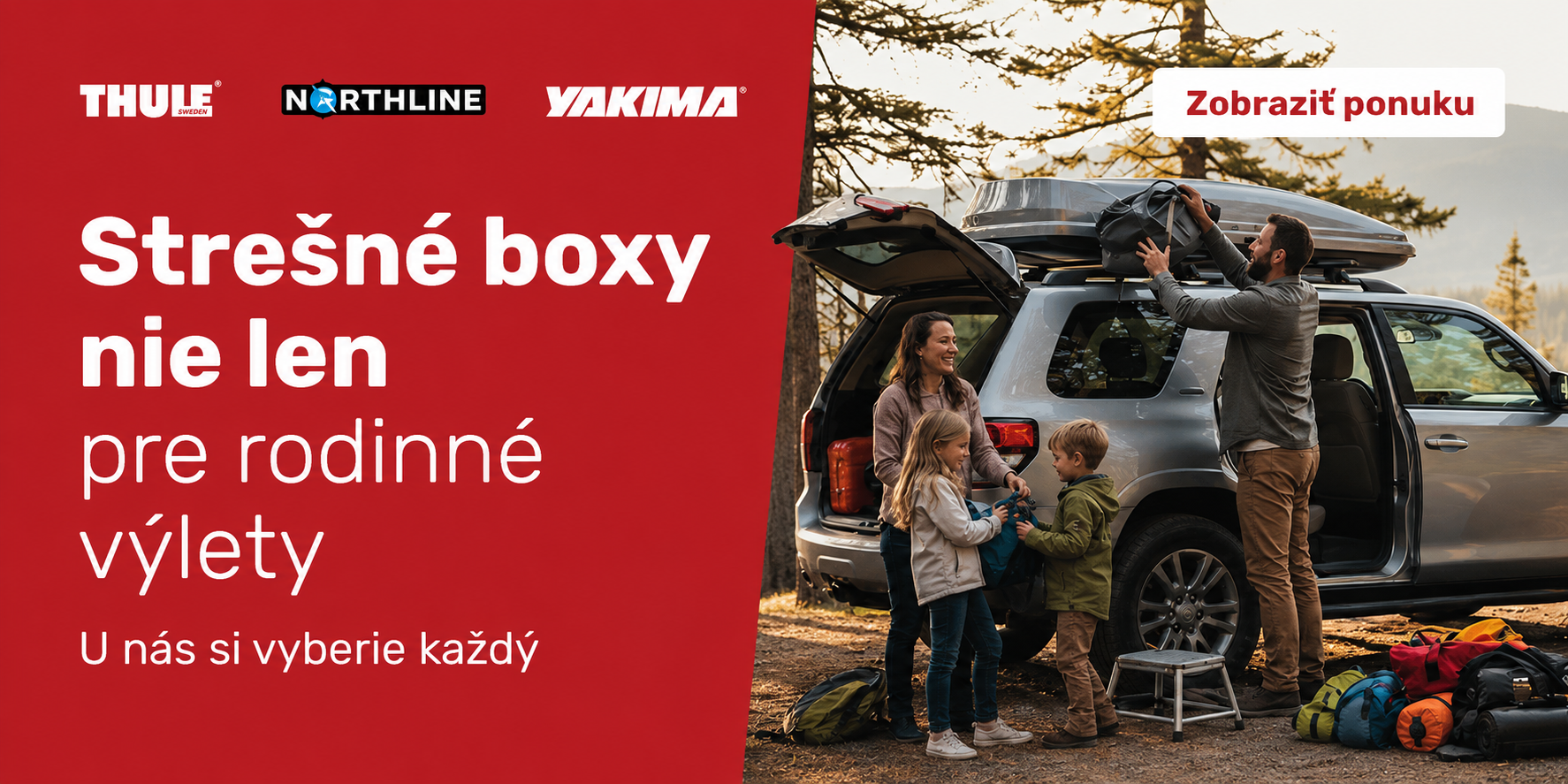Strešné boxy - nie len pre rodinne výlety