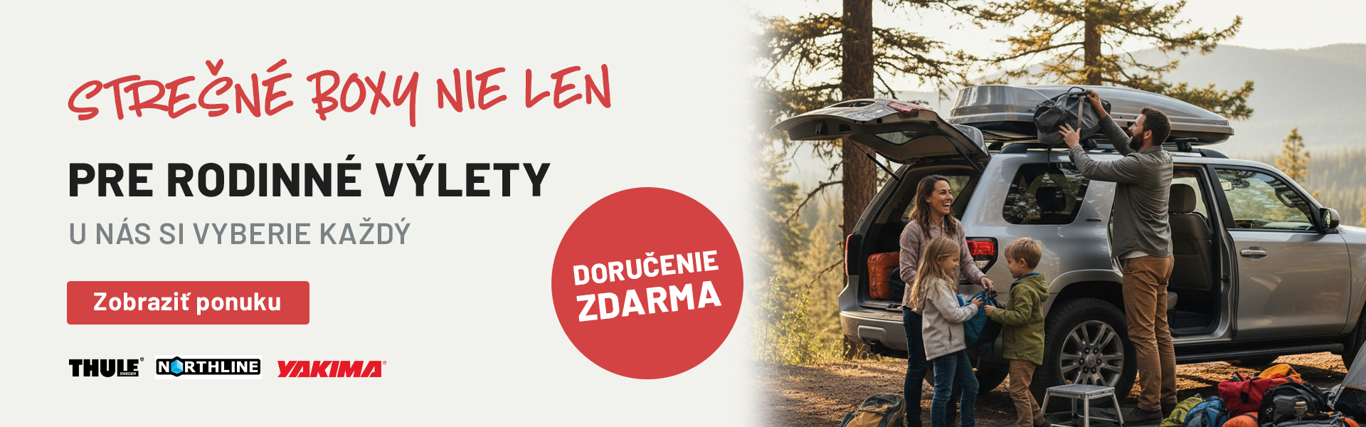 Strešné boxy - nie len pre rodinne výlety